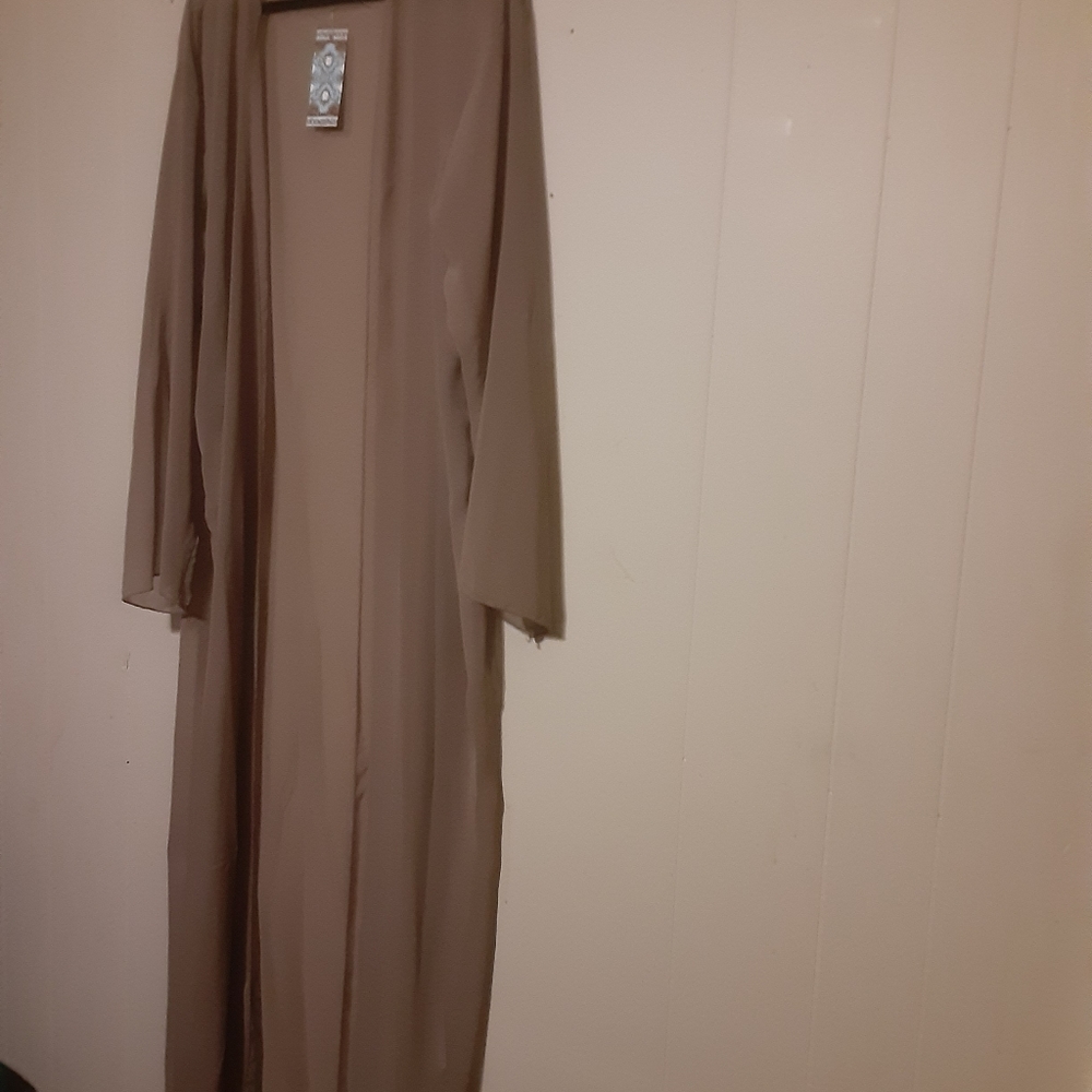 Boohoo chiffon maxi duster